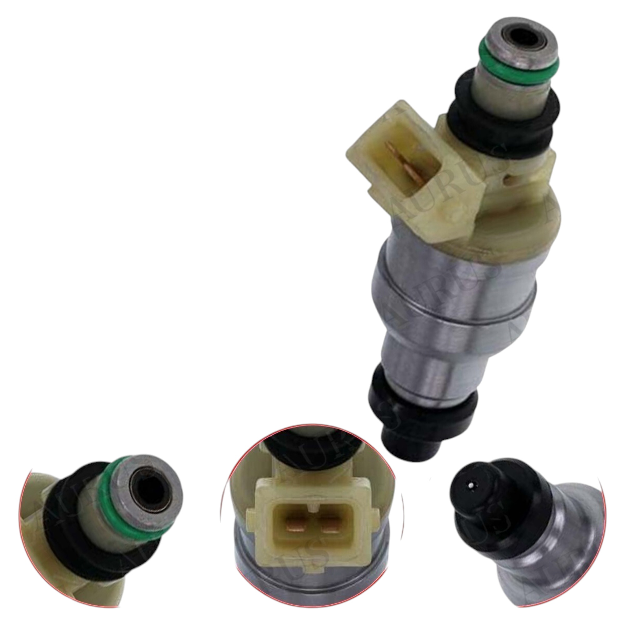 Nikki Bosch OEM Set of 6 Fuel Injectors for 1989-1994 Dodge Ram Mitsubishi Sigma Montero 3.0L INP-051
