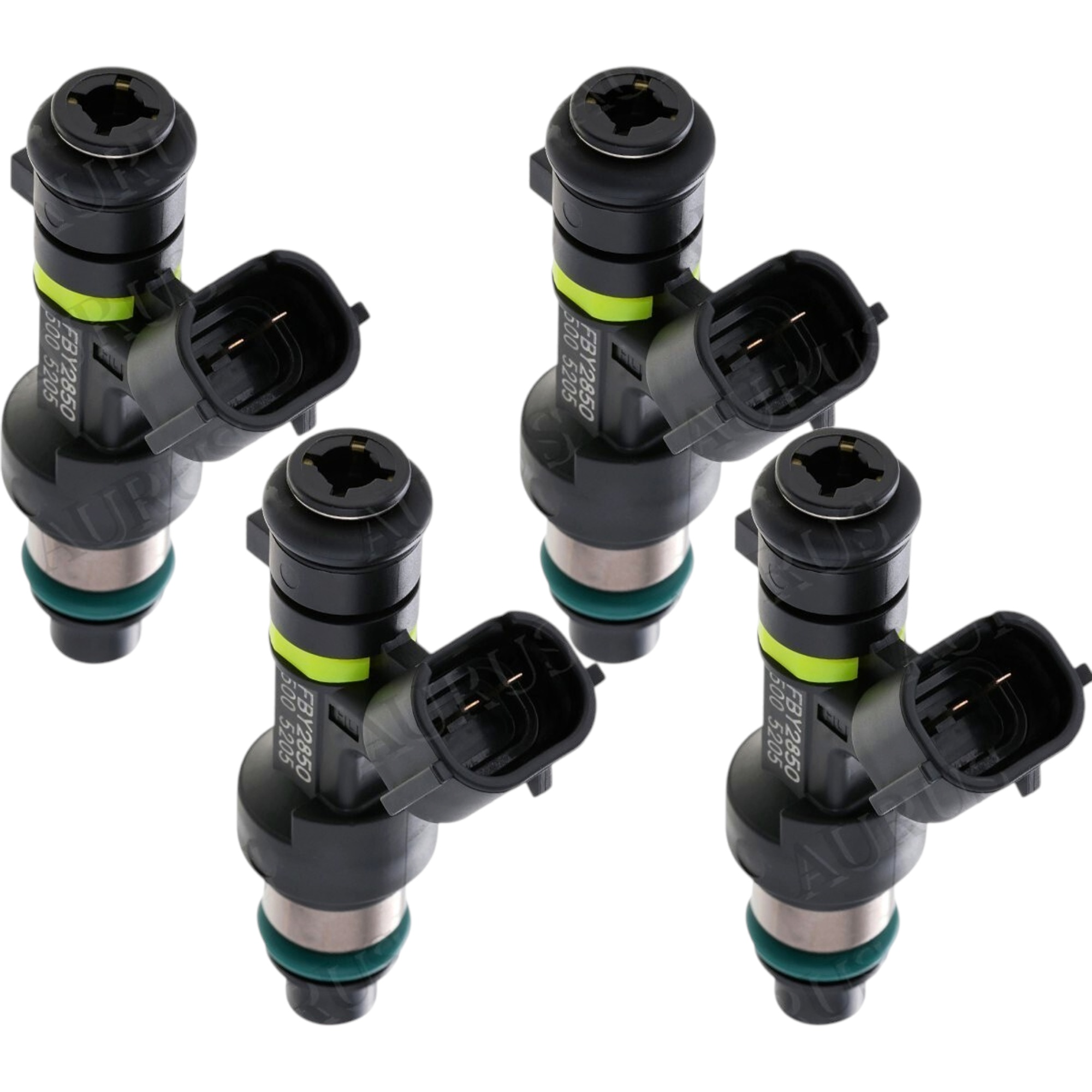 Bosch Jecs OEM Set of 4 Fuel Injectors for 2007-2017 Nissan Cube NV200 Sentra Versa 1.8 2.0L FBY2850