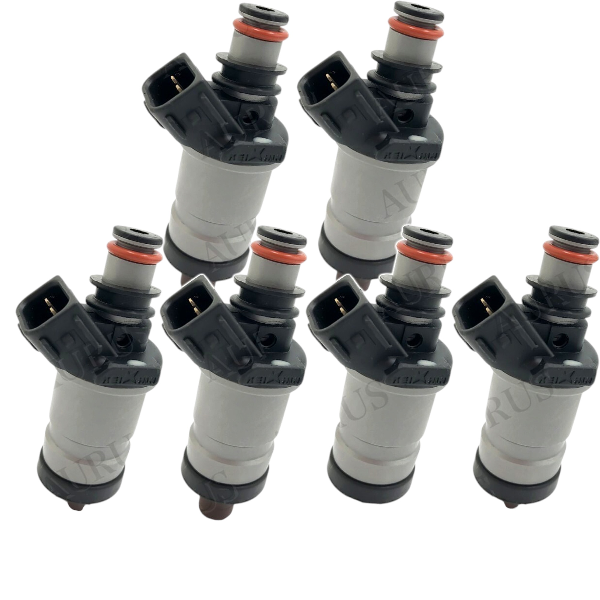 Keihin Honda OEM Set of 6 Fuel Injectors for 1996-1999 Acura RL3.5L TL 3.2L V6 06164-P2A-000