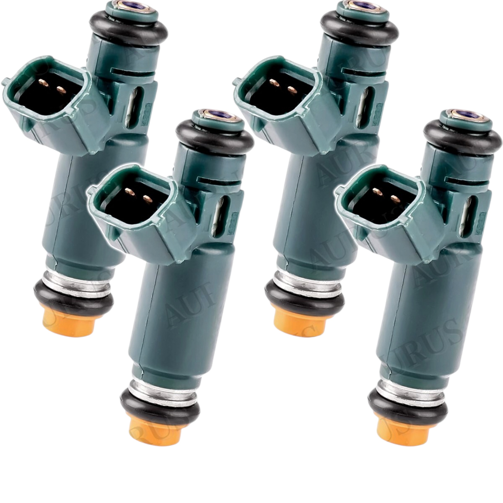Denso OEM Set of 4 Fuel Injectors for 2002 2003 2004 2005 2006 2007 Nissan Altima 2.5L 195500-4390 — view 1