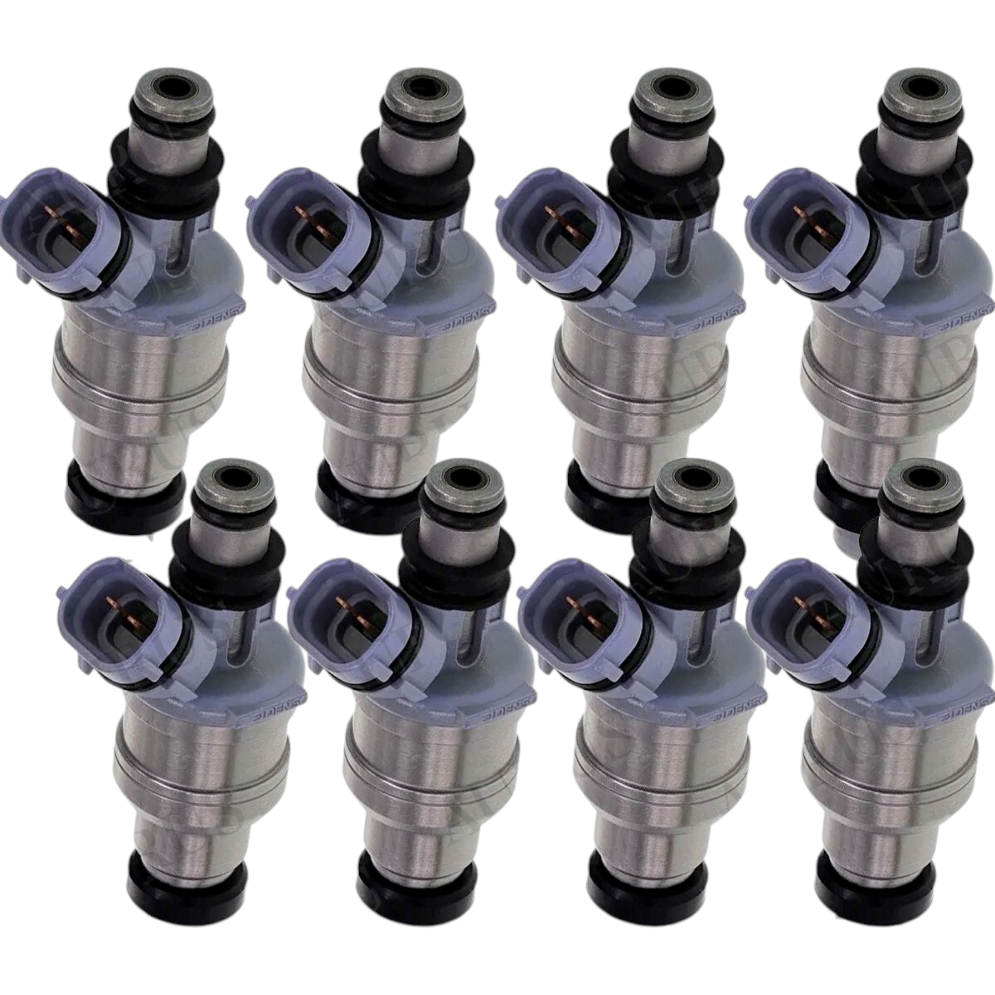 Denso OEM Set of 8 Fuel Injectors for 1990-1993 Lexus LS400 4.0L 23250-50010 LS 400 V8 — view 1