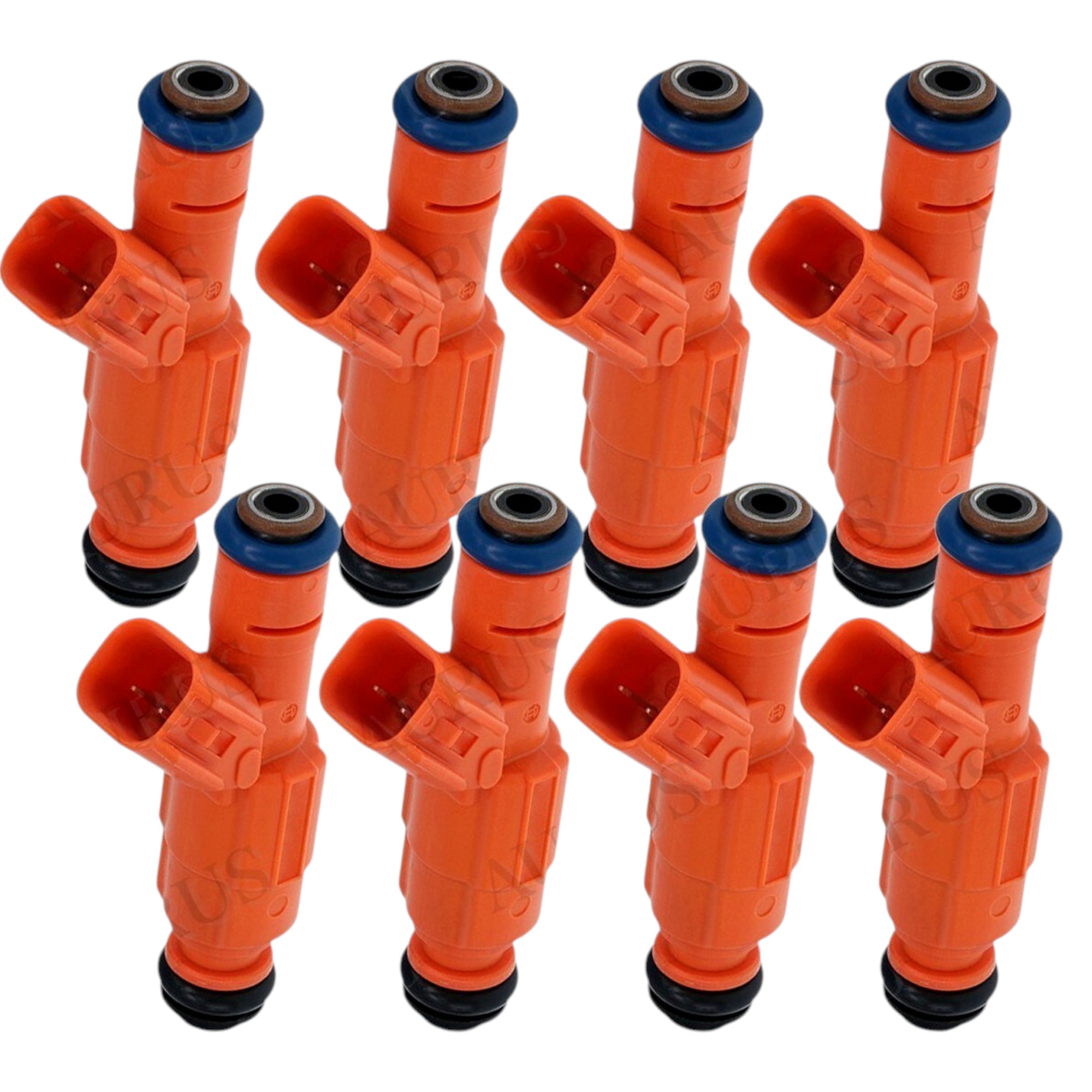 Bosch OEM Set of 8 Fuel Injectors for 2003 2004 Ford Crown Victoria 4.6L 0280155917 V8 — view 1