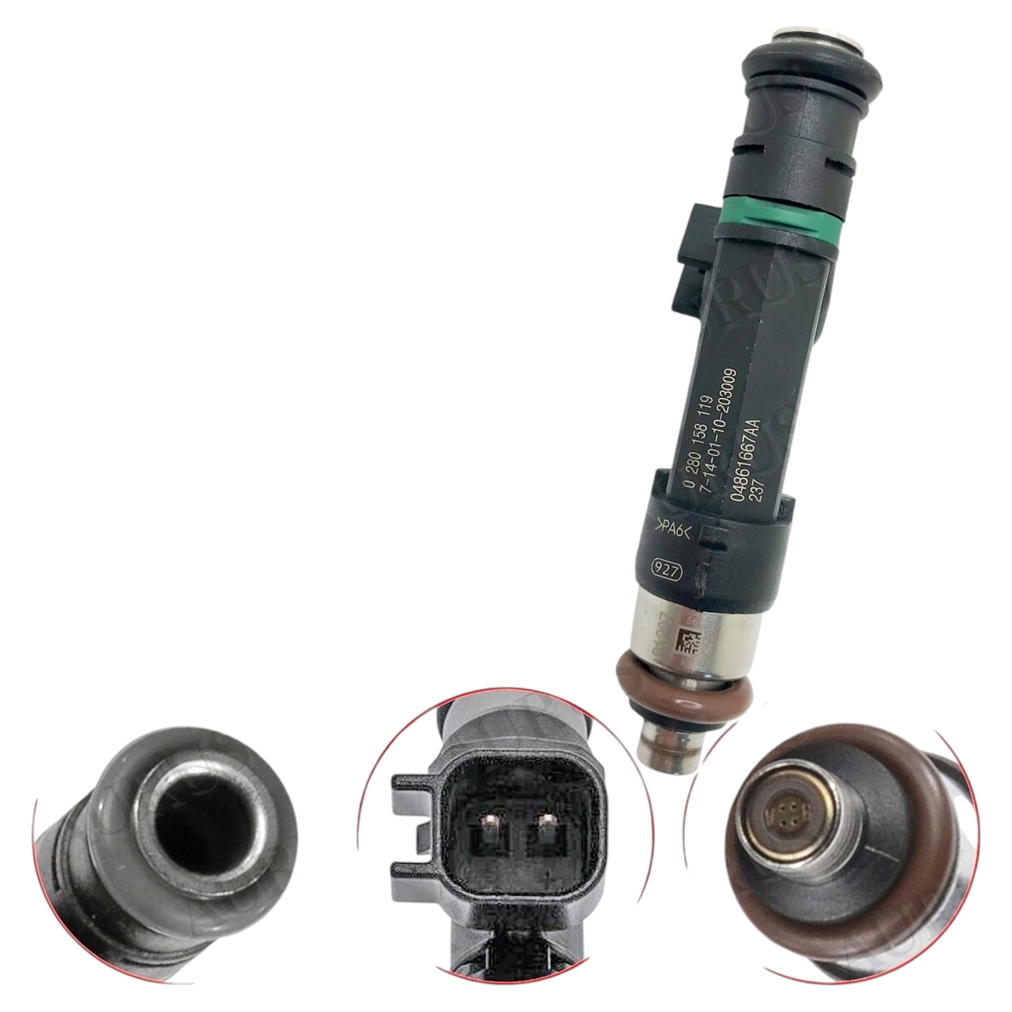 Aurus OEM Fuel Injector for 2007-2012 Lincoln MKS Ford Flex Mercury Mazda V6 0280158091 thumbnail 2