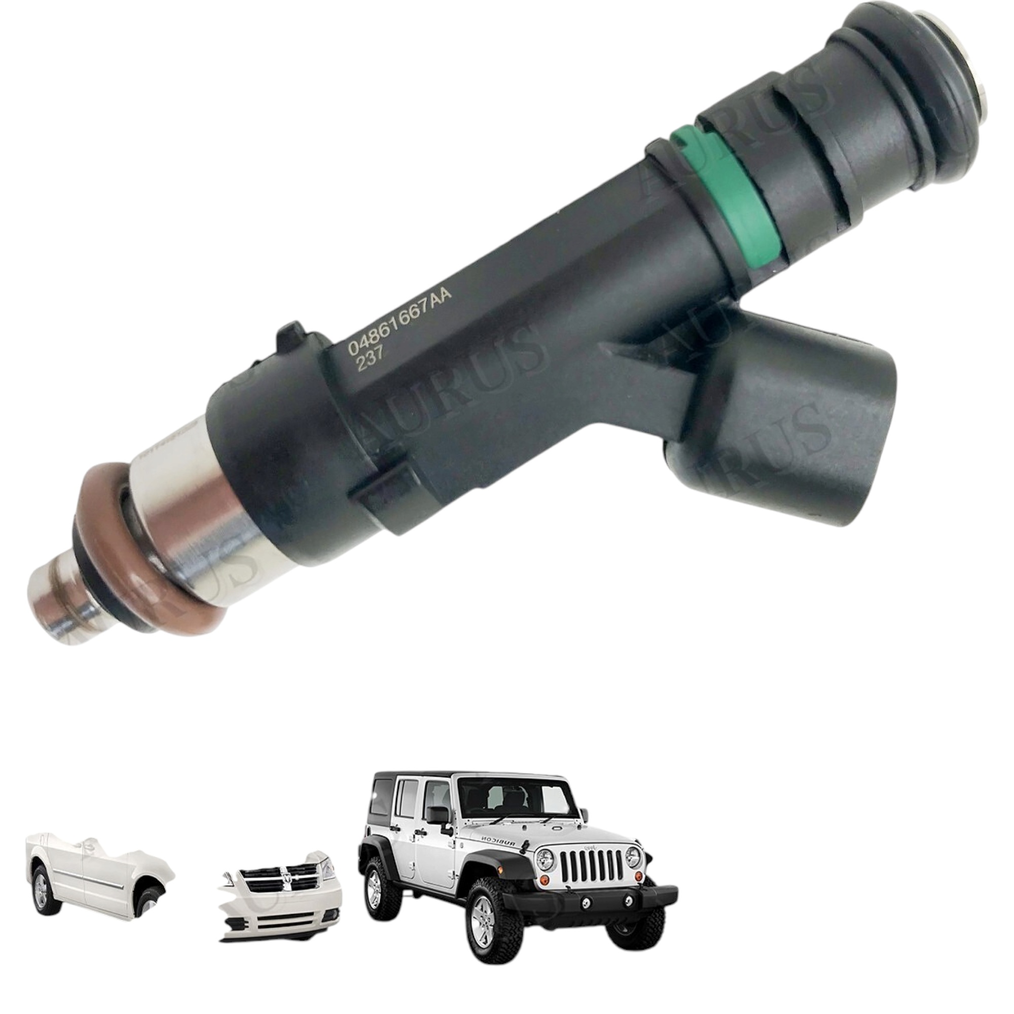 Aurus OEM Fuel Injector for 2007-2012 Lincoln MKS Ford Flex Mercury Mazda V6 0280158091 thumbnail 3