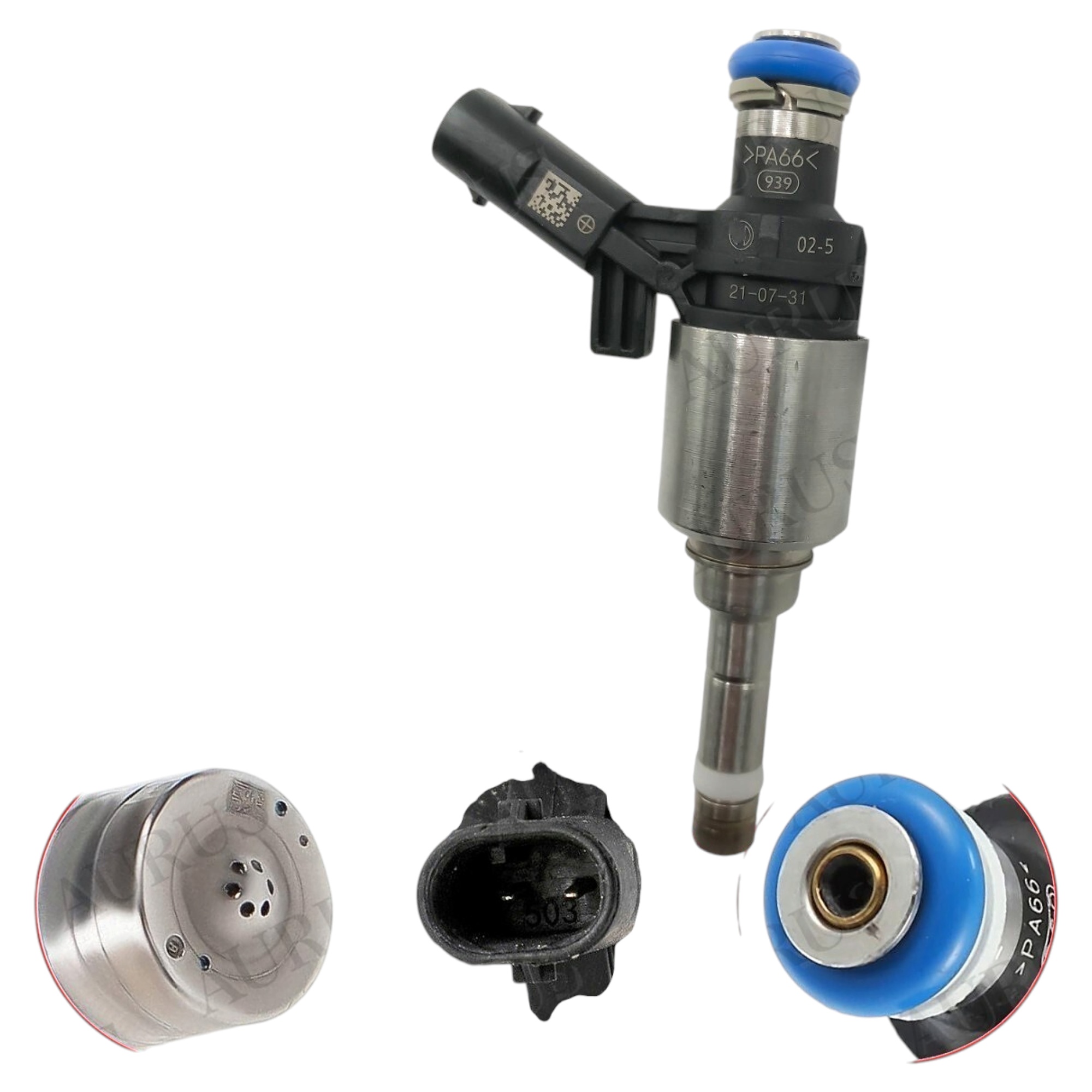 Bosch OEM Set of 4 Fuel Injectors for 2012-2013 Volkswagen Beetle 2.0L Turbo Hatchback 06H906036P