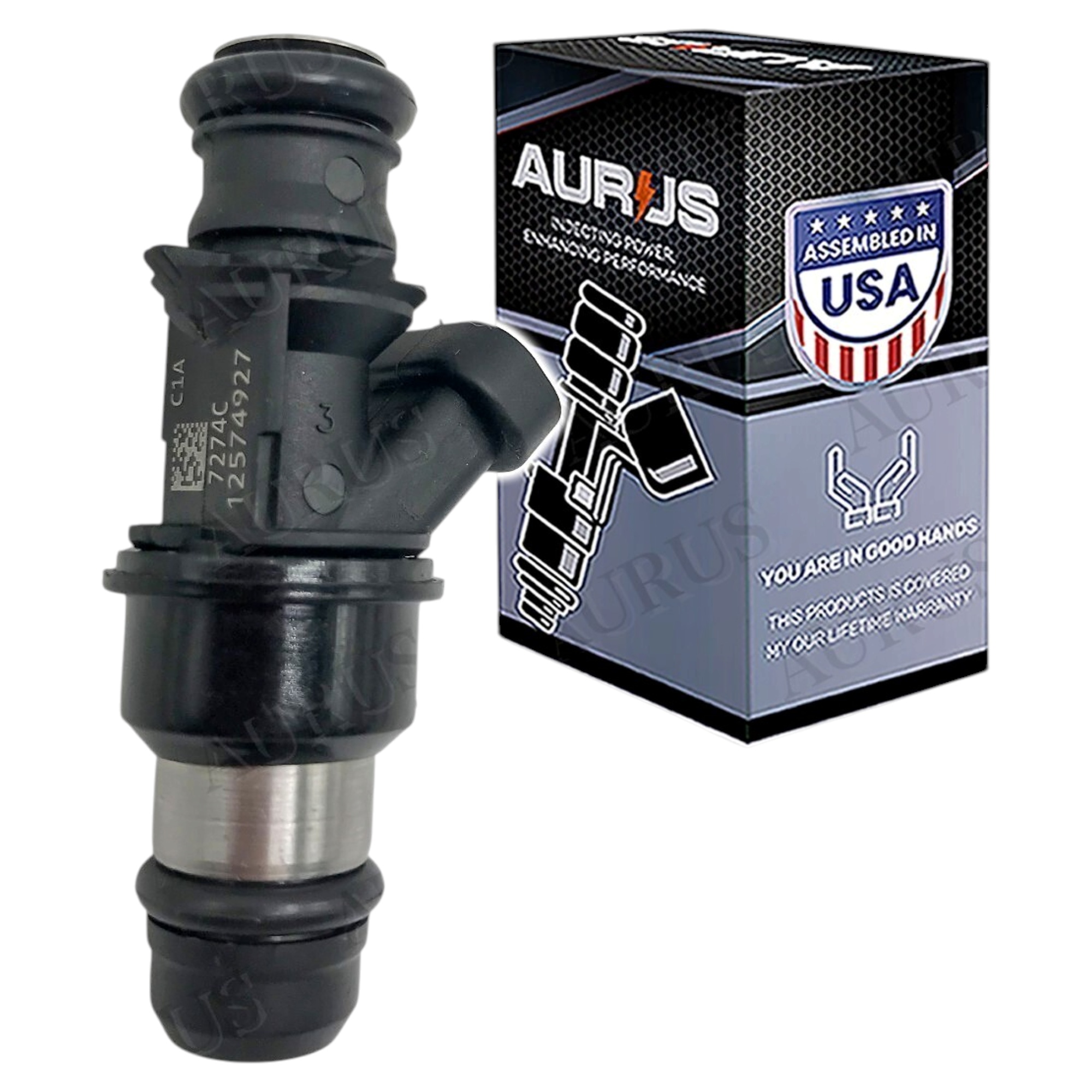 Aurus OEM Fuel Injector 1 for 2001-2007 Chevrolet C6500 Kodiak 8.1L 25320687 12574927