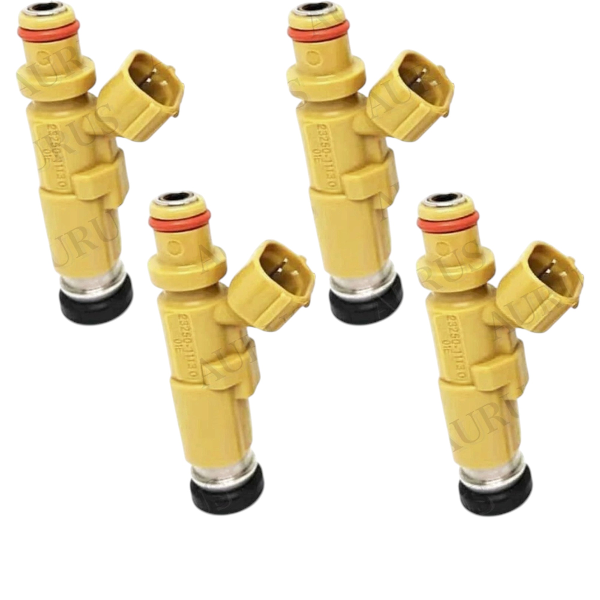 Aurus OEM Set of 4 Fuel Injectors for 1995-1997 Toyota Corolla 1.6L I4 23250-11130
