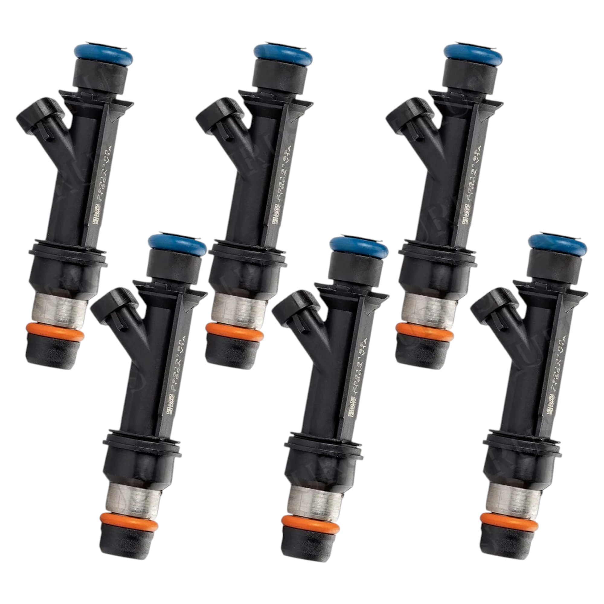 Delphi OEM Set of 6 Fuel Injectors for 2002-2004 Chevrolet Trailblazer 4.2L I6 25313185