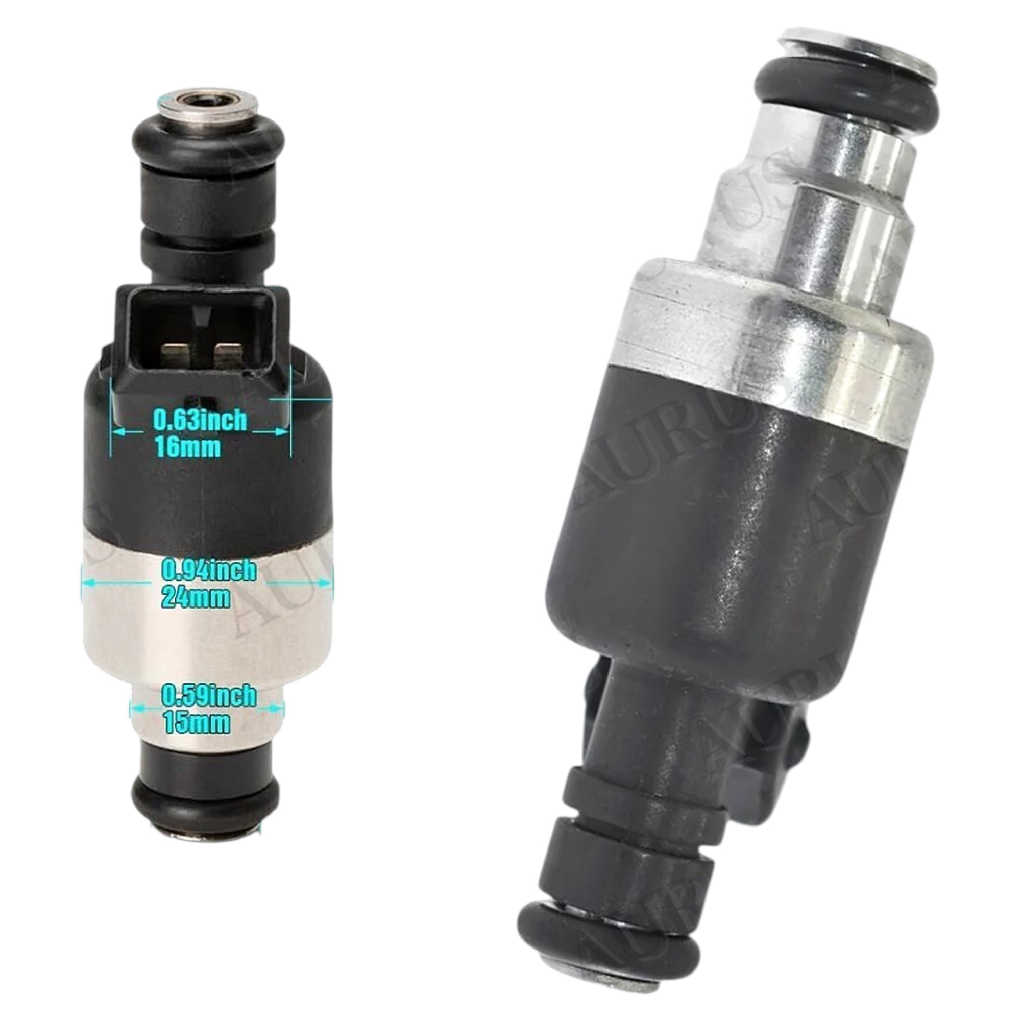 Aurus OEM Fuel Injector for 1990 91 92 93 Chevrolet Beretta 3.1L 17089569 thumbnail 4