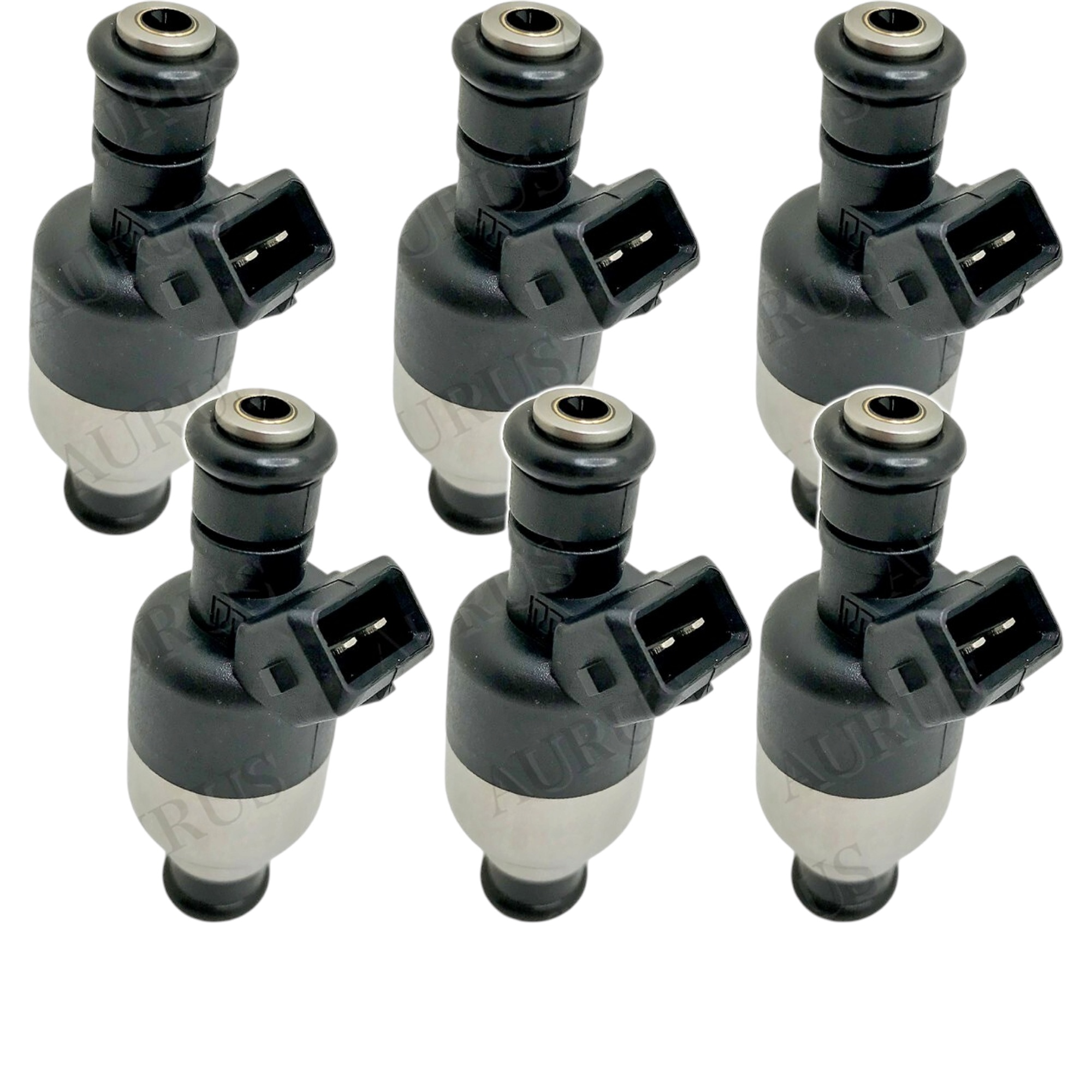 Aurus OEM Set of 6 Fuel Injectors for 1987 1988 1989 Buick Century 2.8L V6 17089569