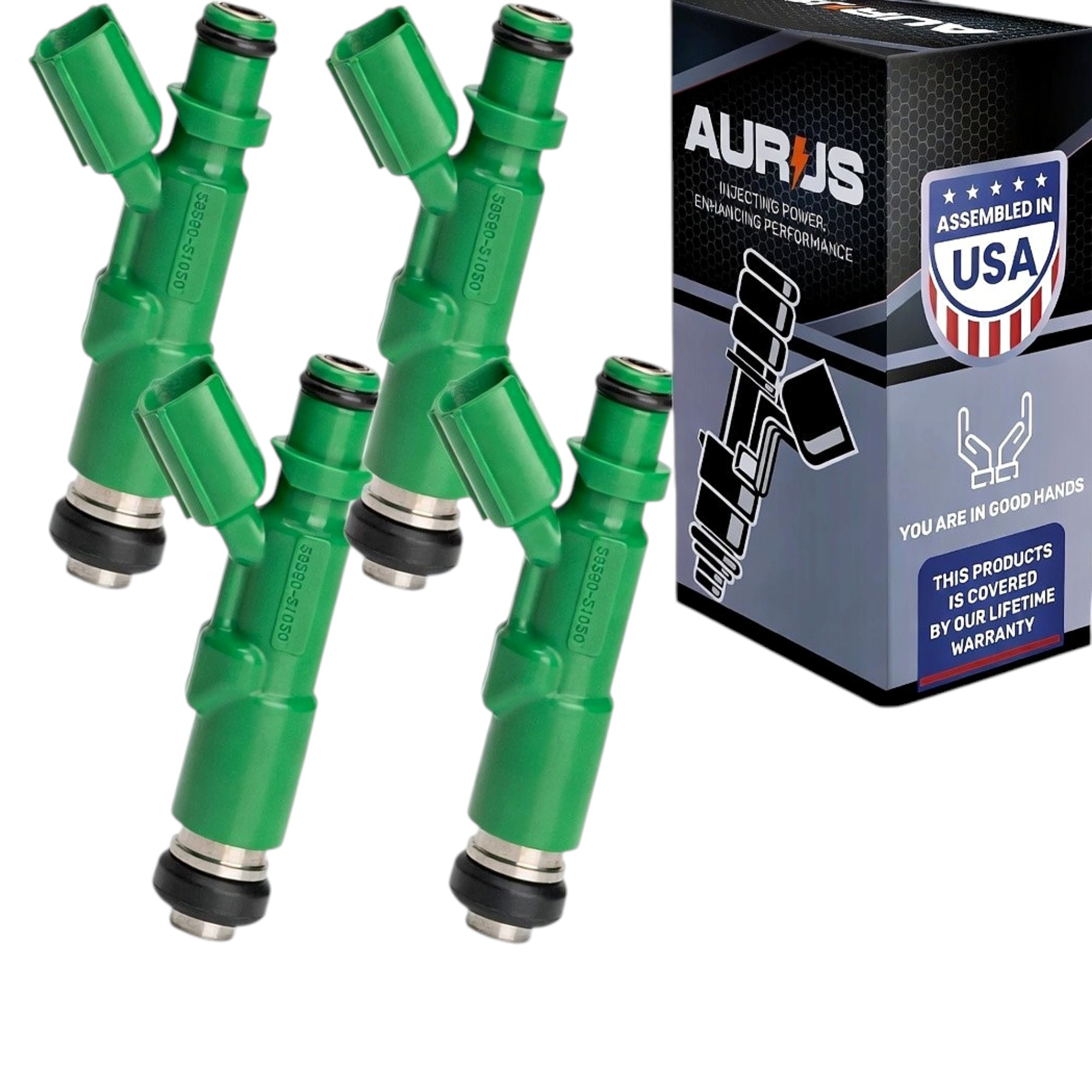 Aurus OEM Set of 4 Fuel Injectors for 2004 05 2006 Scion xA xB 1.5L 23250-21020 I4 thumbnail 5