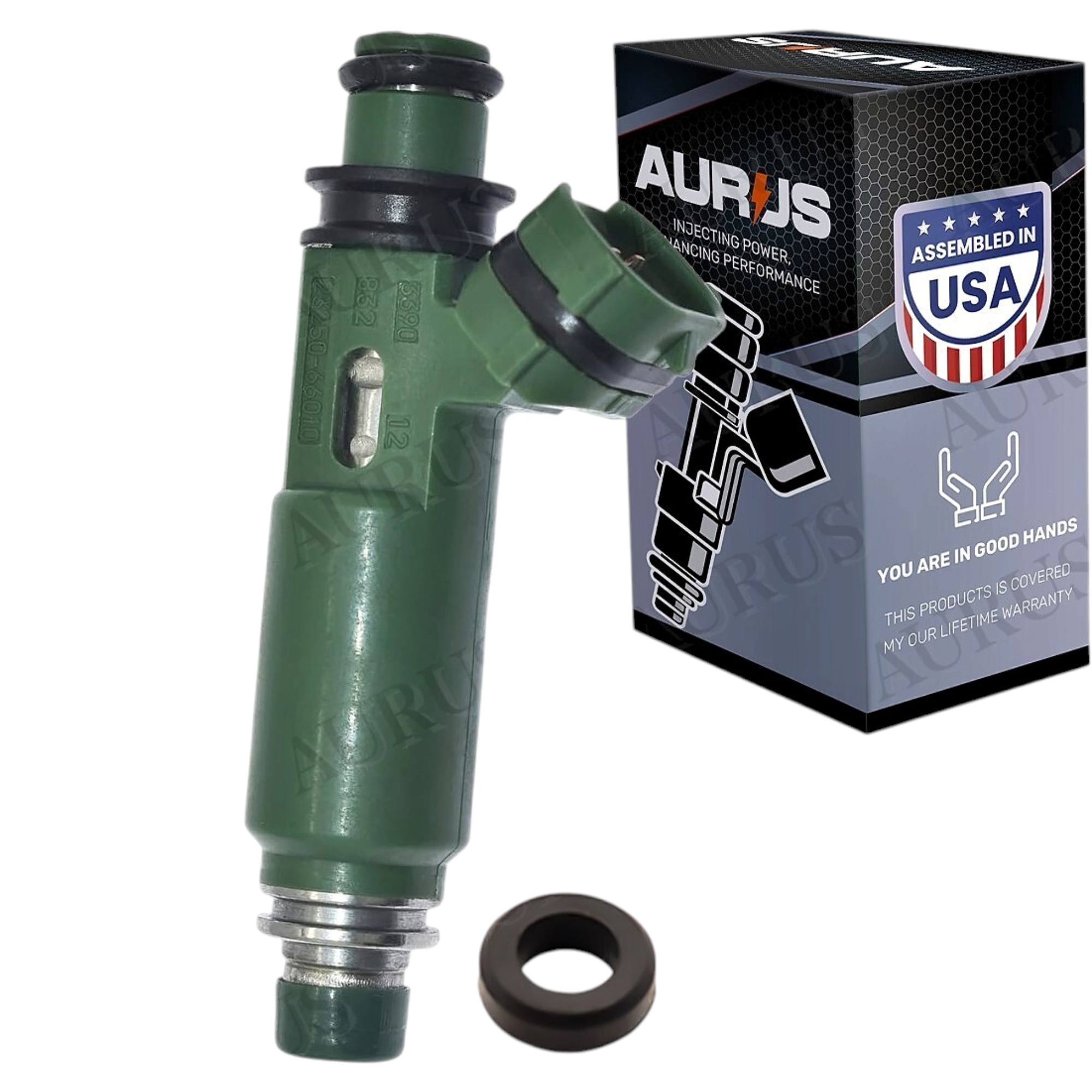 Aurus OEM Fuel Injector for 1993-1997 Toyota Land Cruiser Lexus LX450 4.5L 23250-66010
