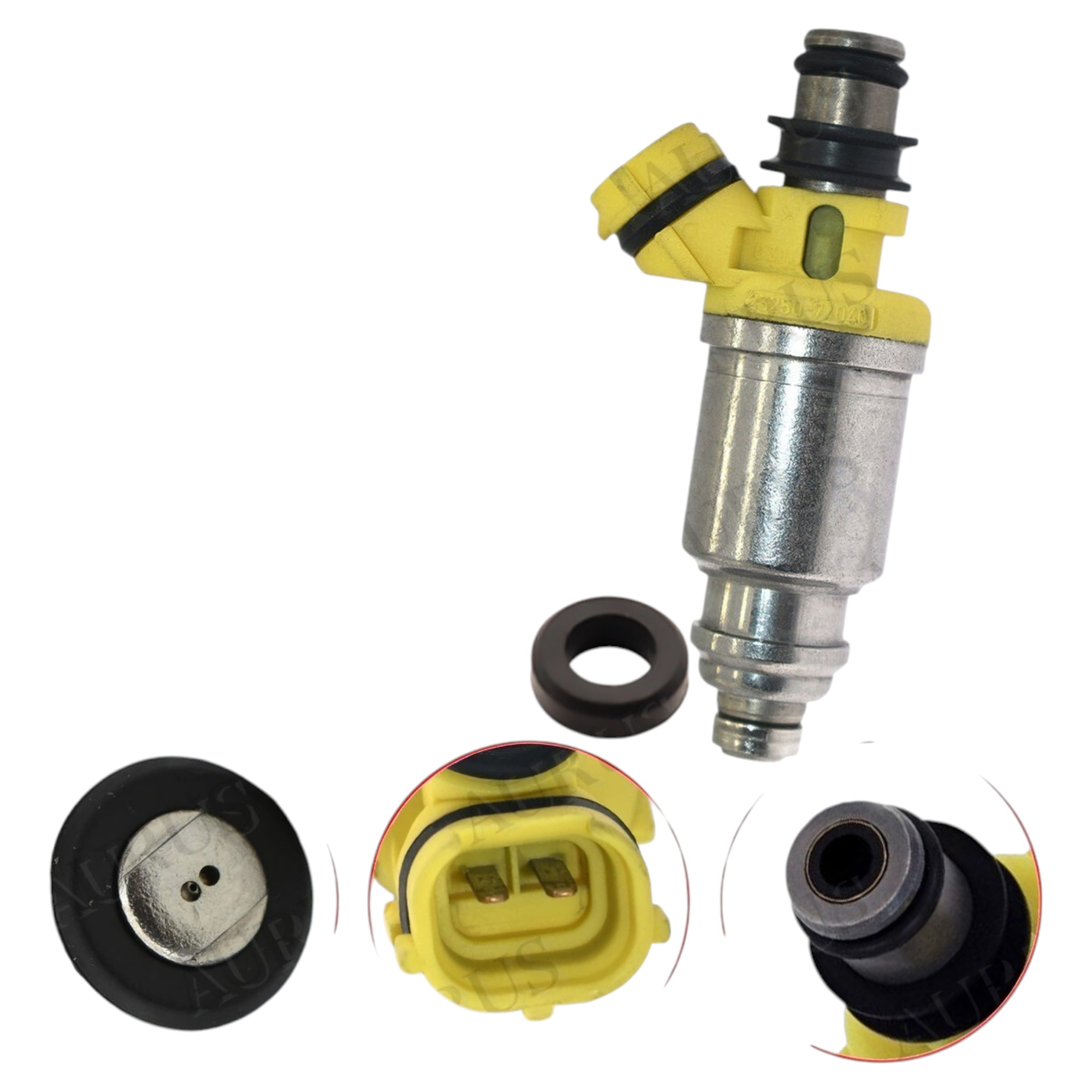 Aurus OEM Set of 4 Fuel Injectors for 23250-74040 195500-5360 23209-74040 842-12141 thumbnail 2