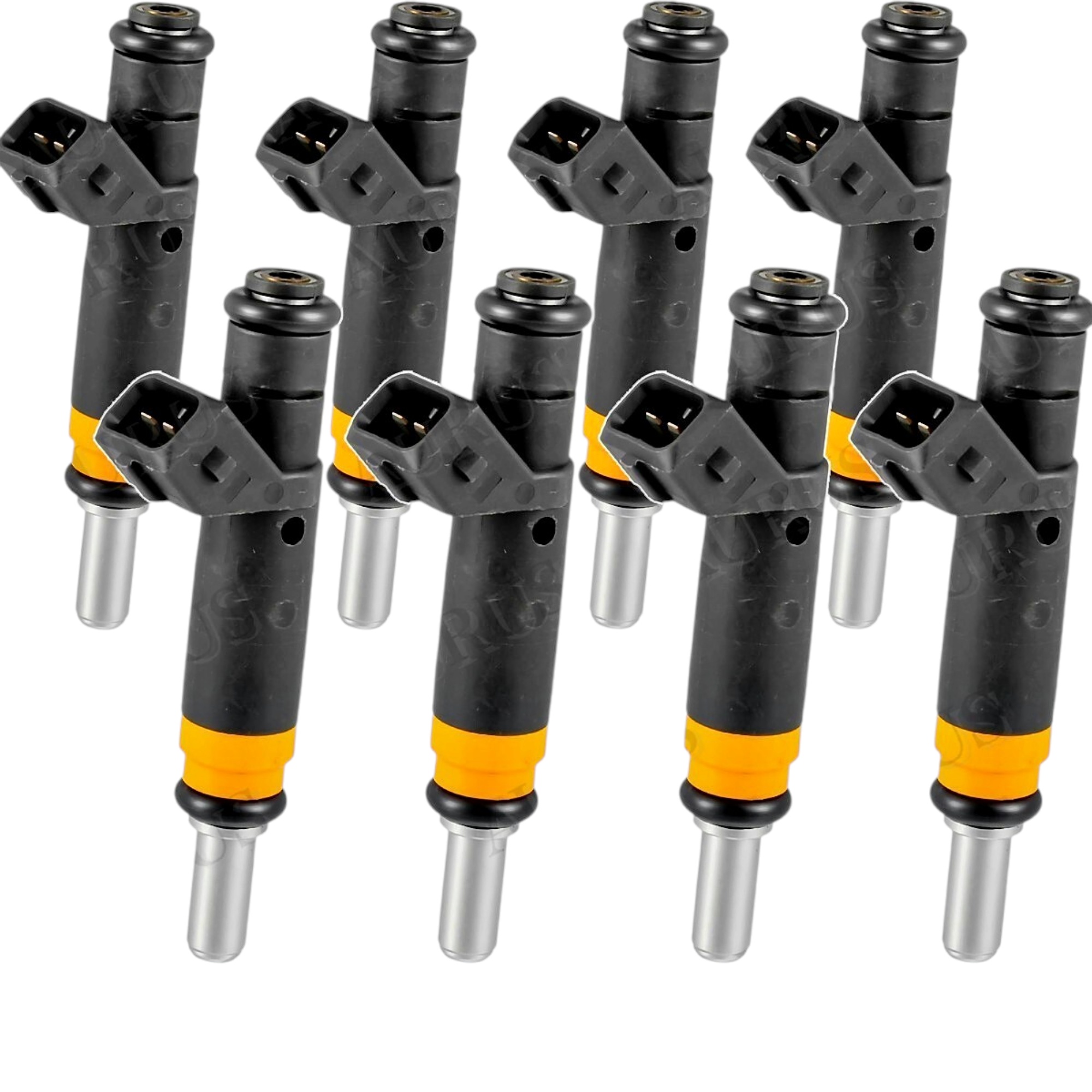 Aurus OEM Set of 8 Fuel Injectors for 2002 2003 BMW 745i 745Li 4.4L V8 7506924 thumbnail 2