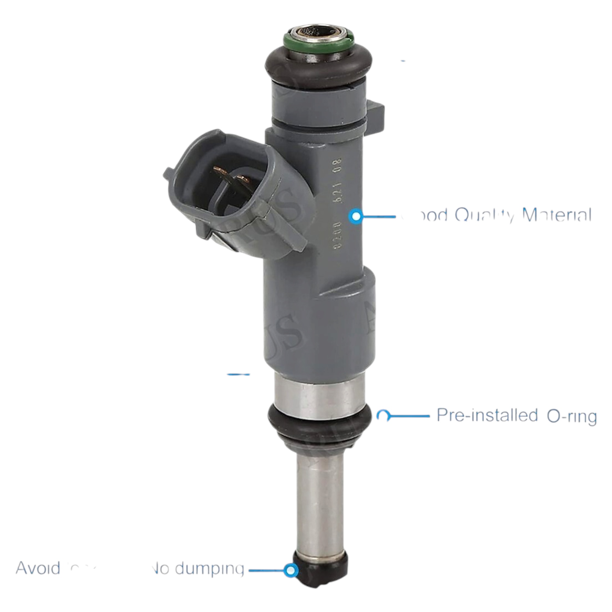Aurus OEM Fuel Injector for 2005-2018 Nissan Frontier 2.5L L4 16600-EA00A thumbnail 6
