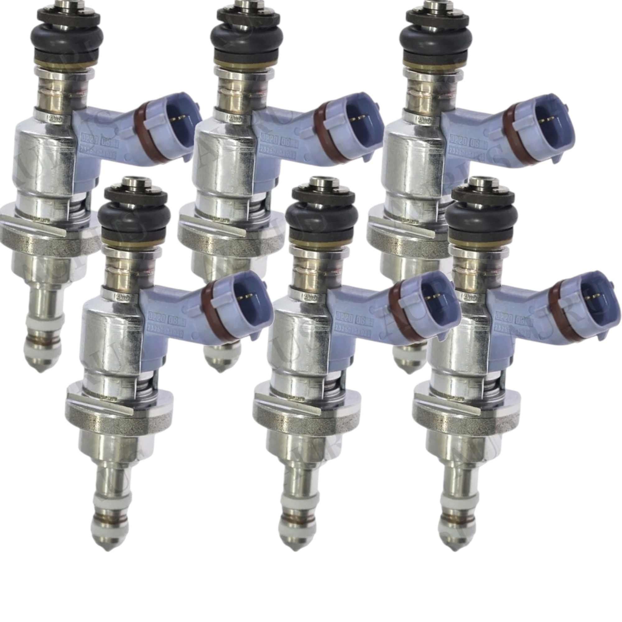 Aurus OEM Set of 6 Fuel Injectors for 2013 14 2015 2016 2017 2018 Lexus IS350 3.5L 23209-31030 23250-31030 thumbnail 3