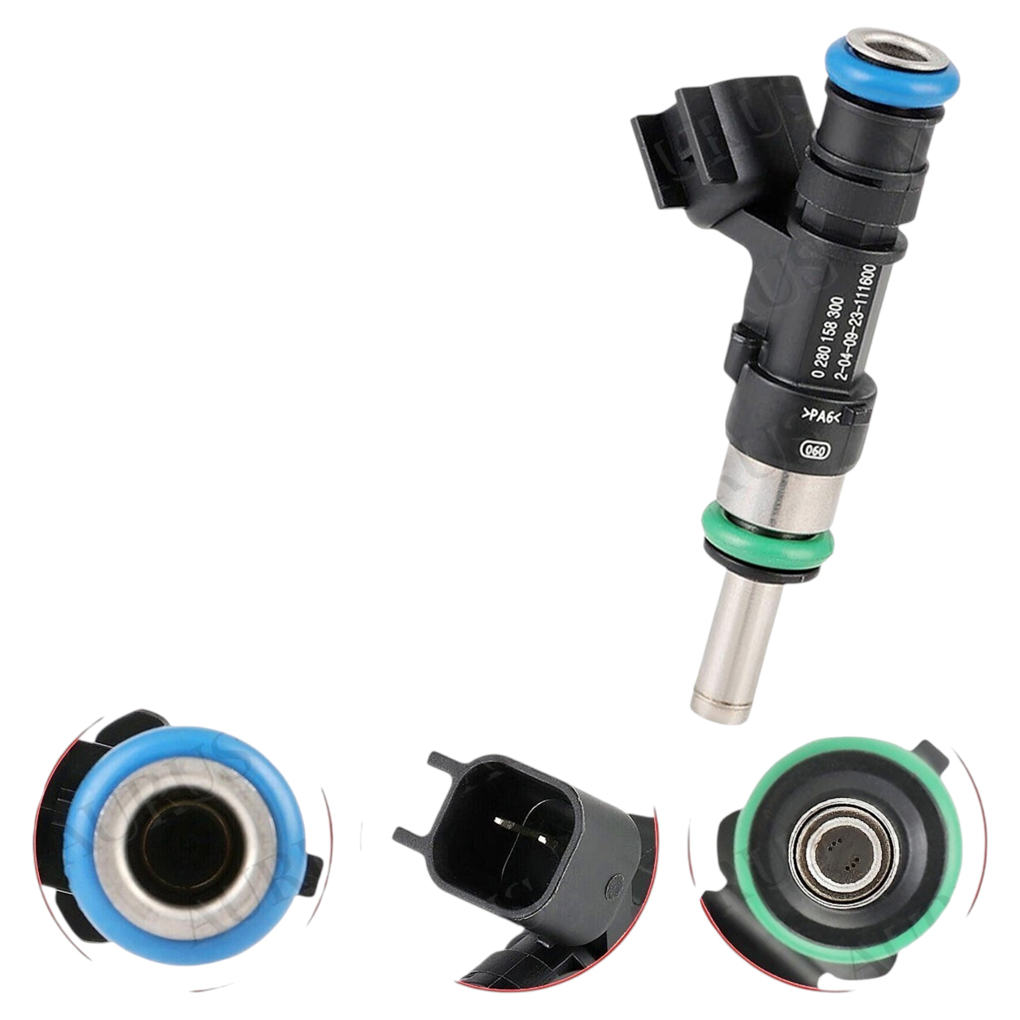 Aurus OEM Fuel Injector for 2012 13 14 15 16 17 Fiat 500 1.4L 0280158300 thumbnail 2