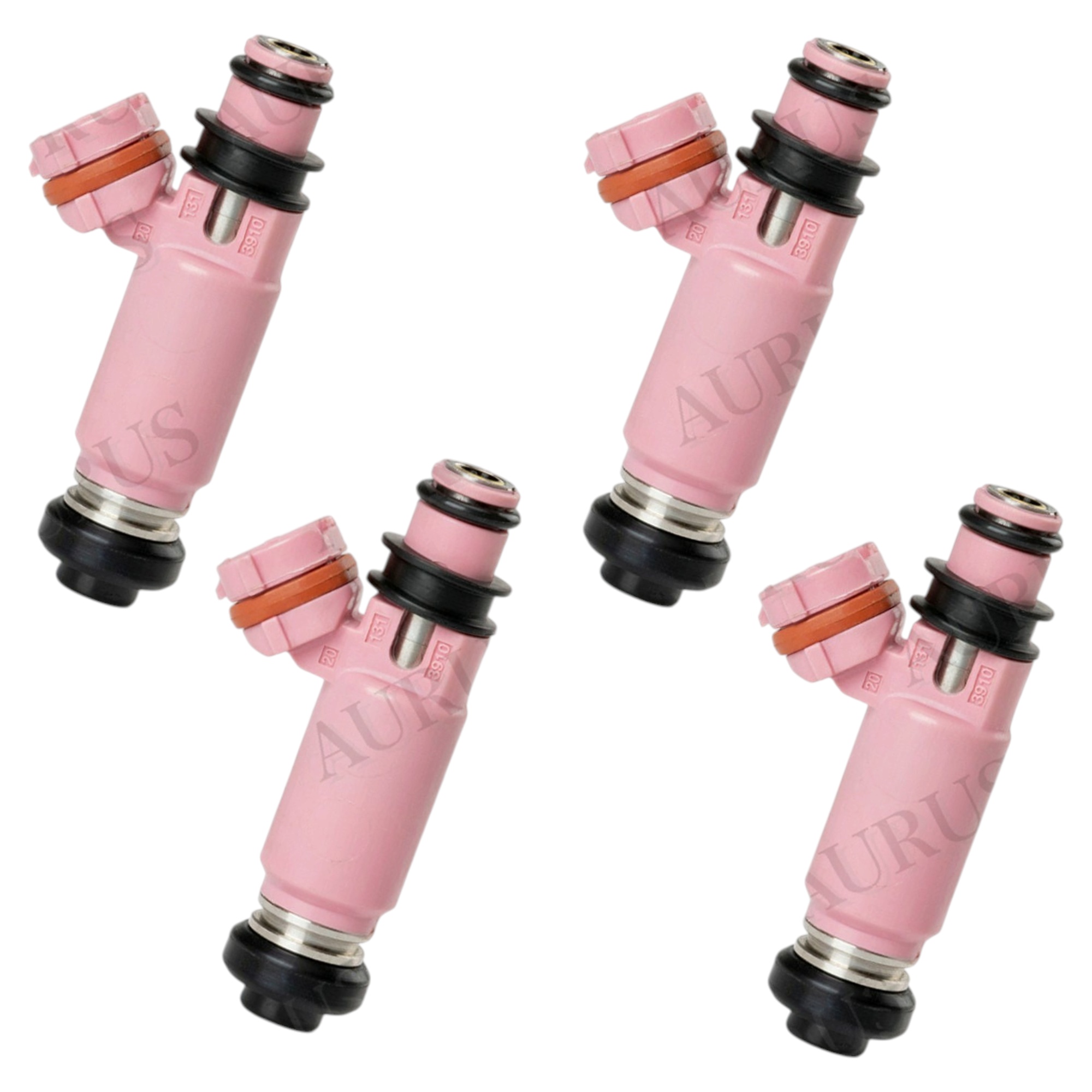 Aurus OEM Set of 4 Fuel Injectors for 2001-2005 Subaru Impreza-WRX 2.0L 195500-3910 — view 1