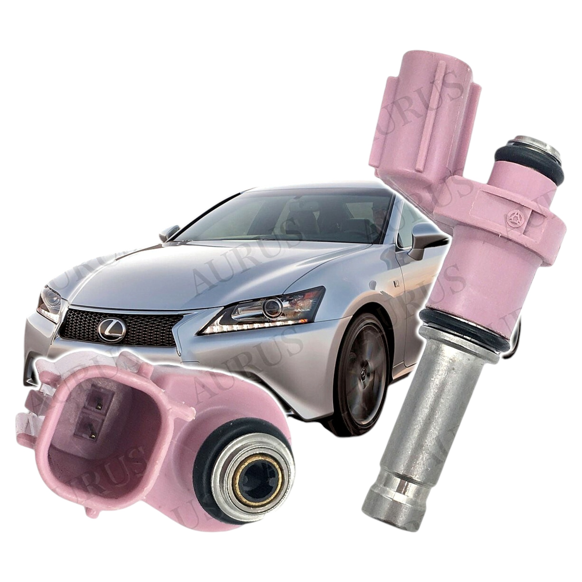 Aurus OEM Fuel Injector 1 for 2016 2017 2018 Lexus IS300 3.5L V6 23250-31070 thumbnail 2