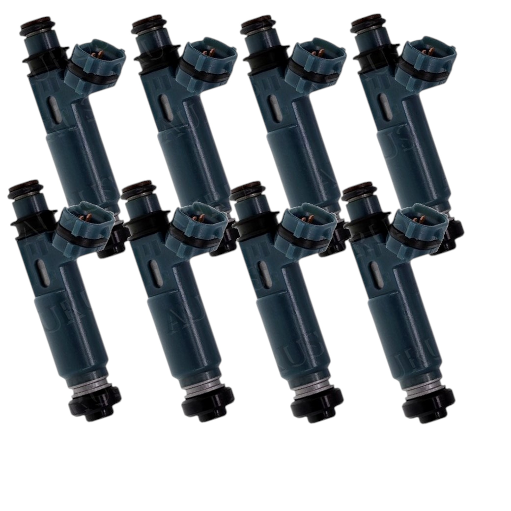 Aurus OEM Set of 8 Fuel Injectors for 1998 1999 2000-2004 Toyota Land Cruiser 4.7L 23250-50040 thumbnail 7