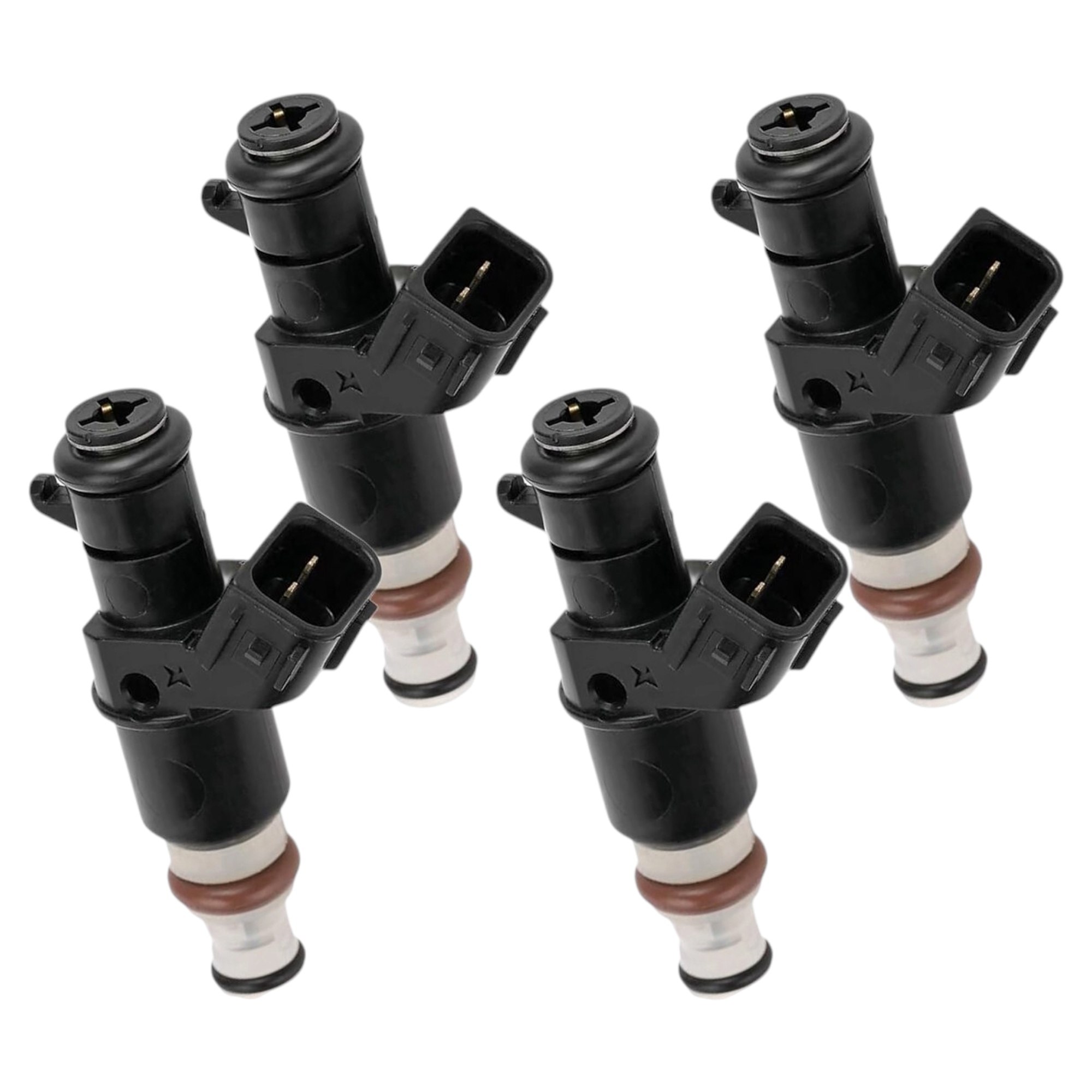 Honda OEM Set of 4 Fuel Injectors for 16450-RAA-A01 16450RAAA01 842-12288 I4 — view 1
