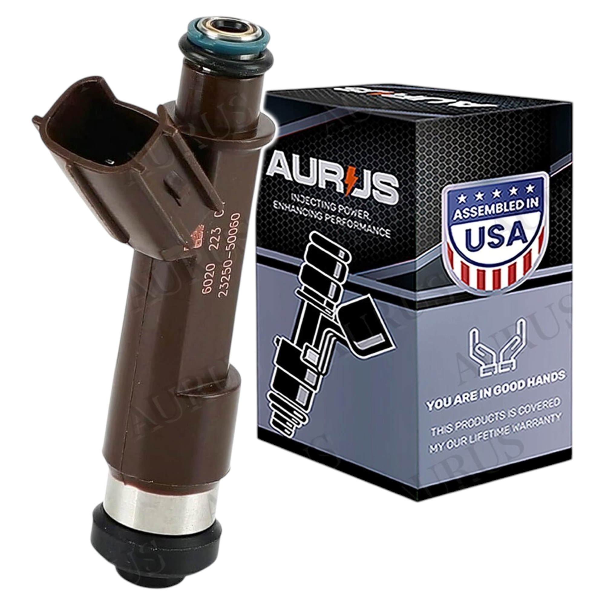Aurus OEM Fuel Injector for 2005-2009 Lexus GX470 4.7L V8 23250-50060