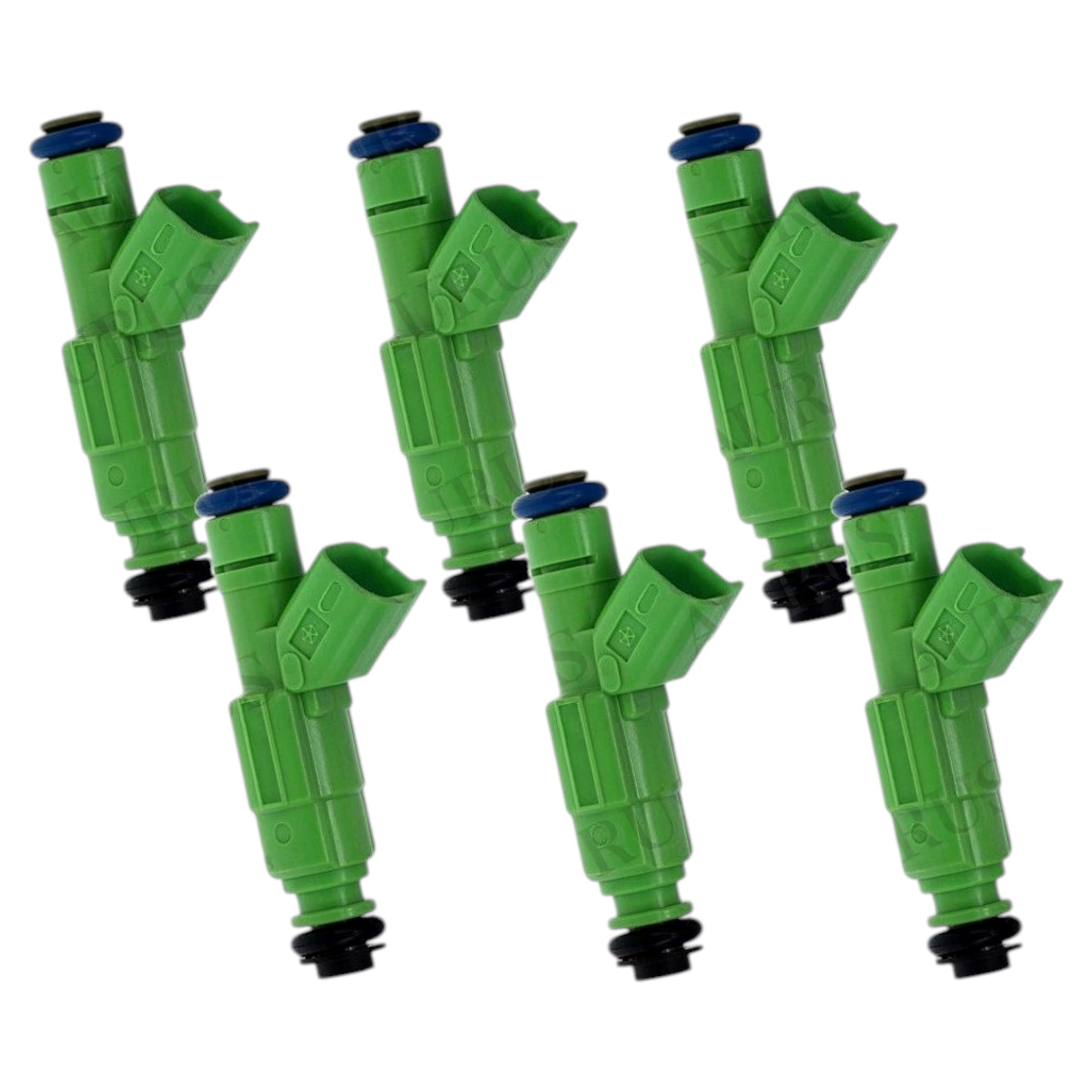 Aurus OEM Set of 6 Fuel Injectors for 2001-2007 Dodge Caravan Chrysler Voyager Town Country 0280156007