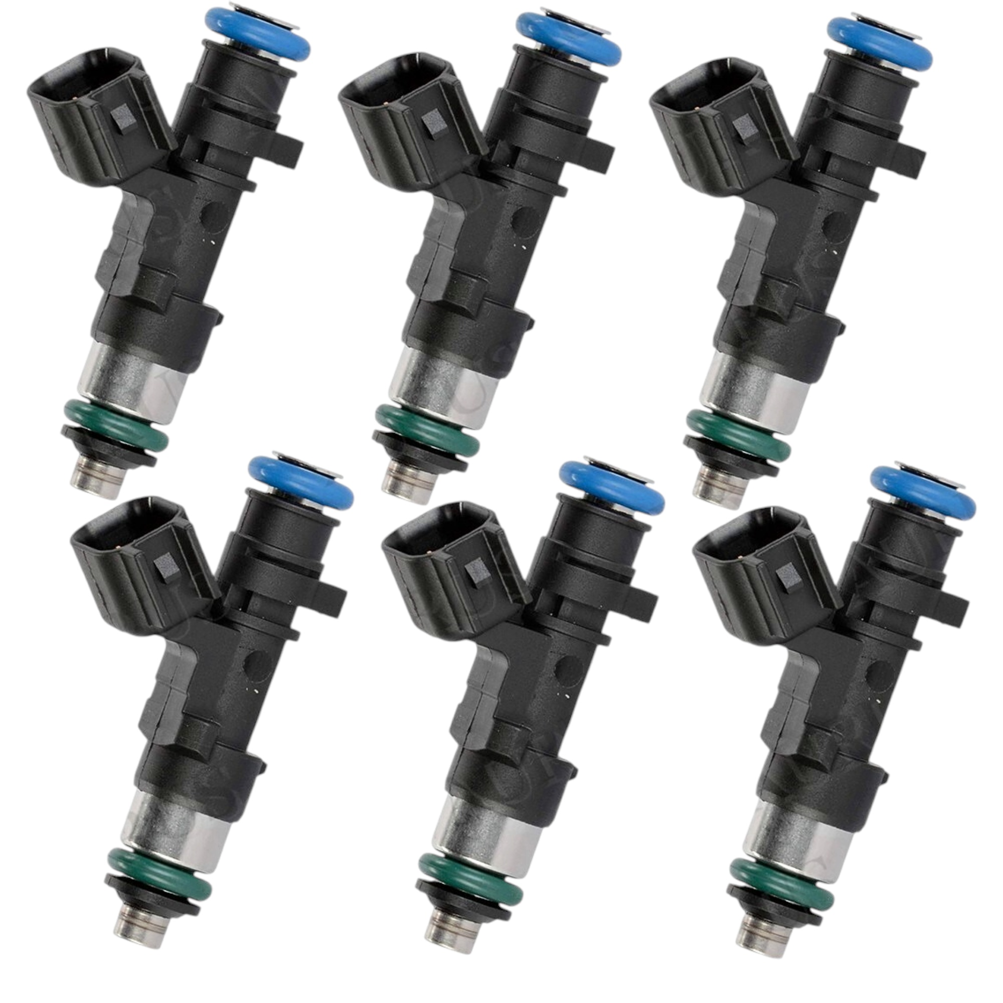 Aurus OEM Set of 6 Fuel Injectors for 2004-2010 Chrysler Dodge 2.7L 3.5 3.8 4.0L V6 0280158028