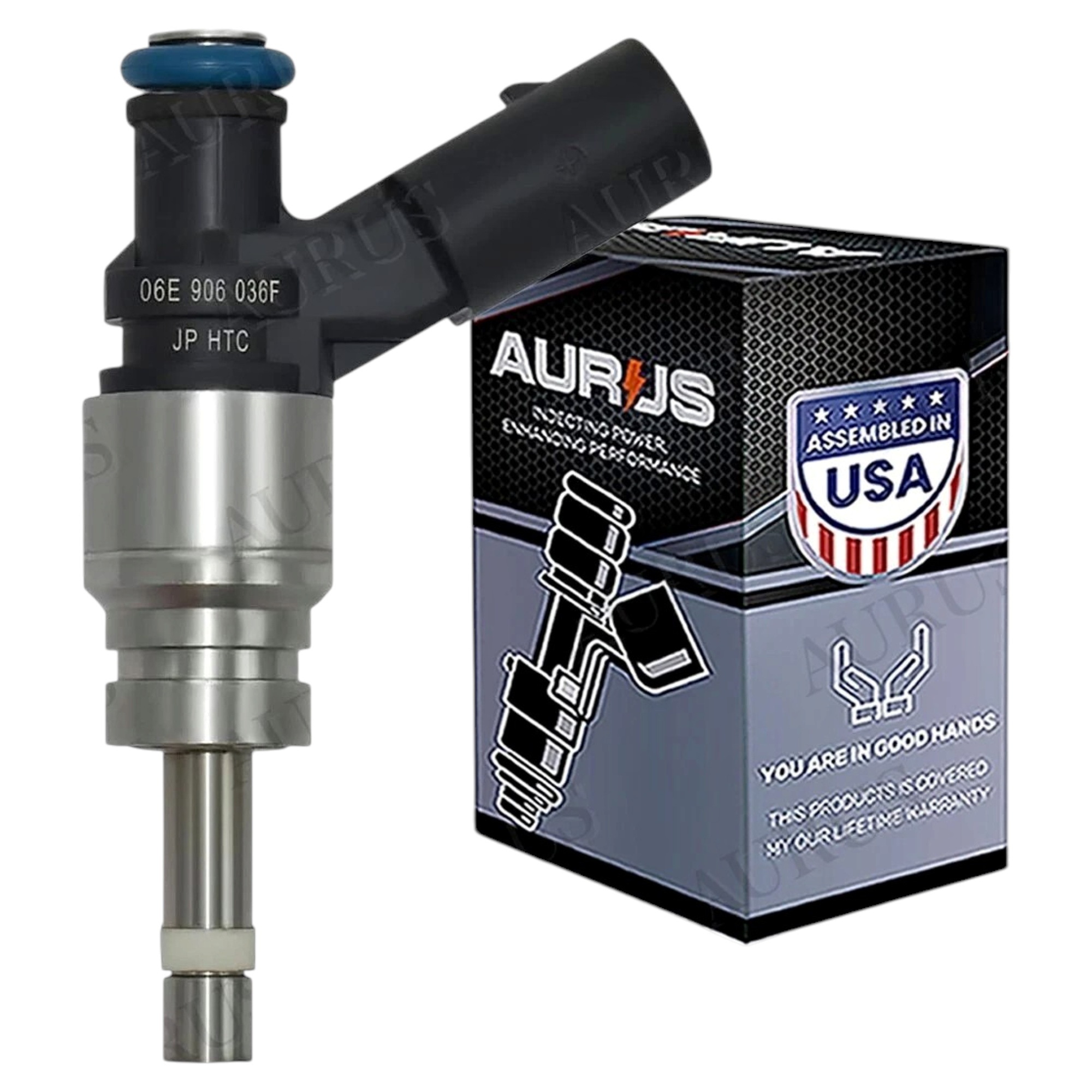 Aurus OEM New Fuel Injector for 2007-2011 Audi S6 S8 5.2L V10 06E906036F