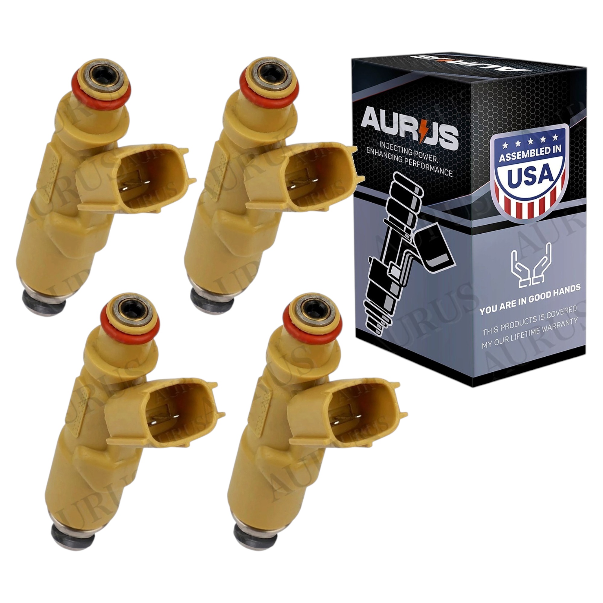 Denso OEM Set of 4 Fuel Injectors for 2000-2008 Toyota Celica Matrix Pontiac Vibe 1.8L 23250-22030 thumbnail 2
