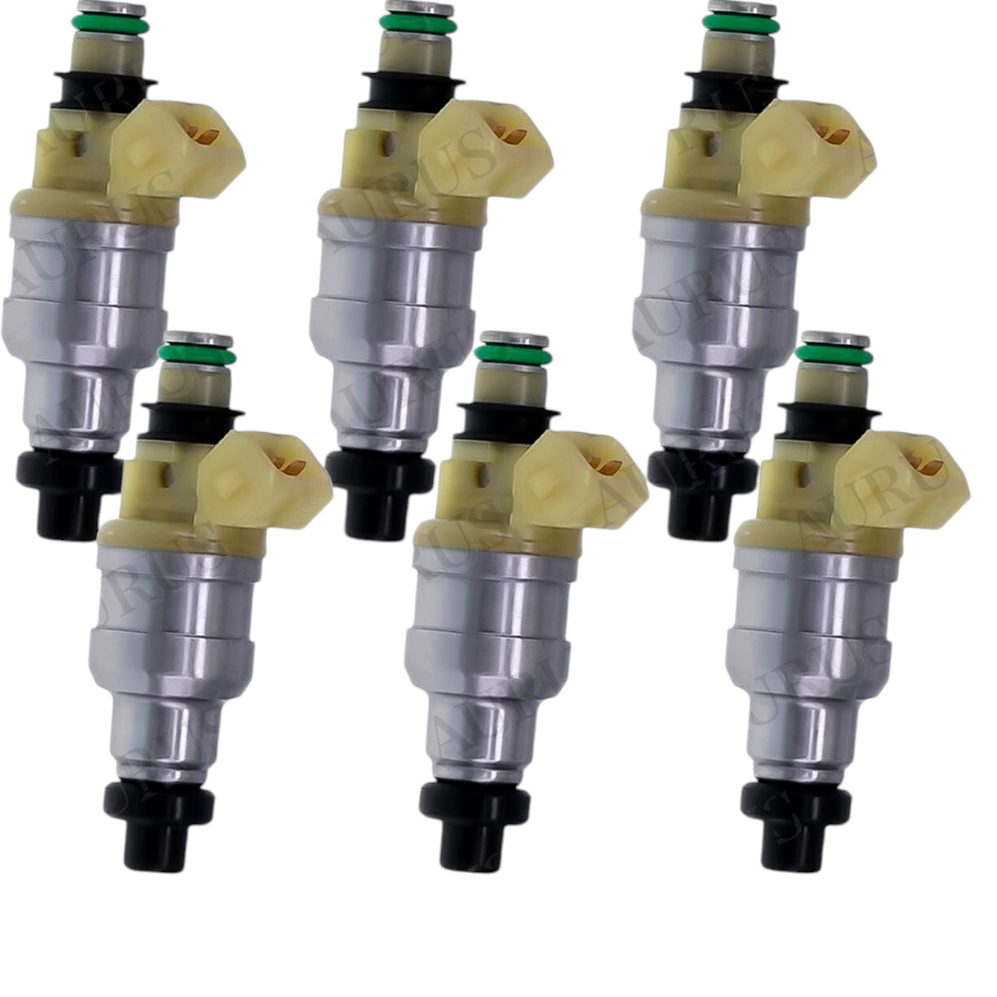 Aurus OEM Set of 6 Fuel Injectors for 1989-1994 Dodge Ram Mitsubishi Sigma Montero 3.0L INP-051