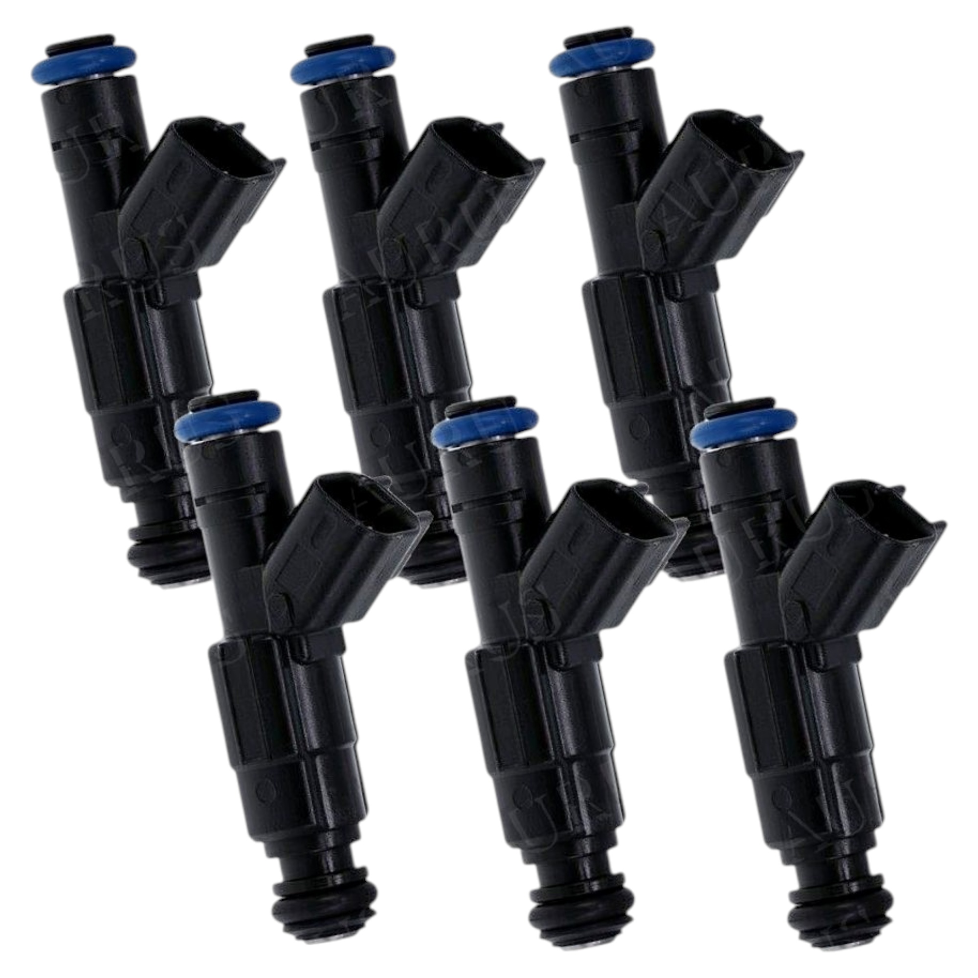 Aurus OEM Set of 6 Fuel Injectors for 2005-2009 Pontiac Torrent Chevrolet Equinox 3.4L V6 0280156182