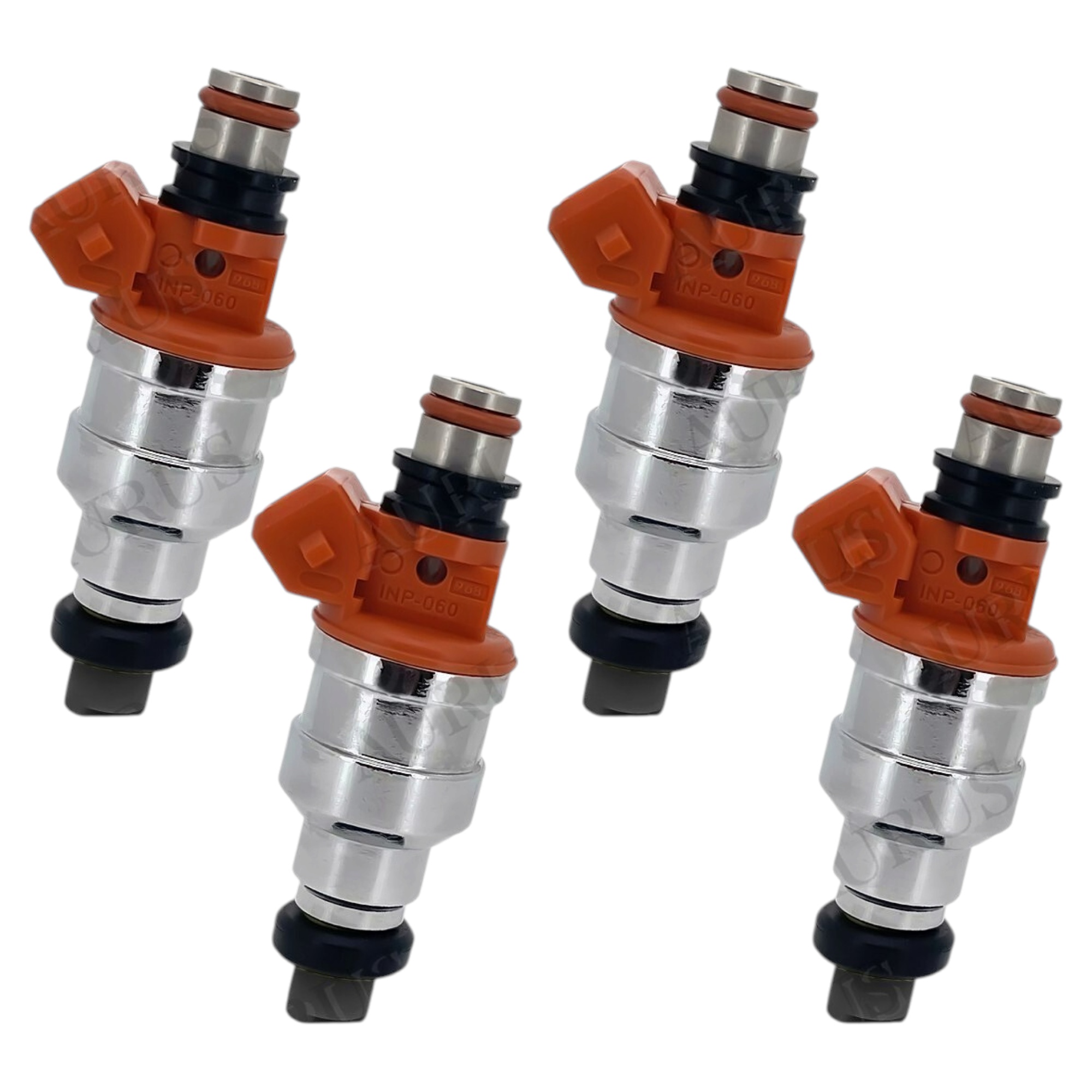 Aurus OEM Set of 4 Fuel Injectors for 1991 1992 Mitsubishi Plymouth Eagle Dodge 1.5L I4 INP-060