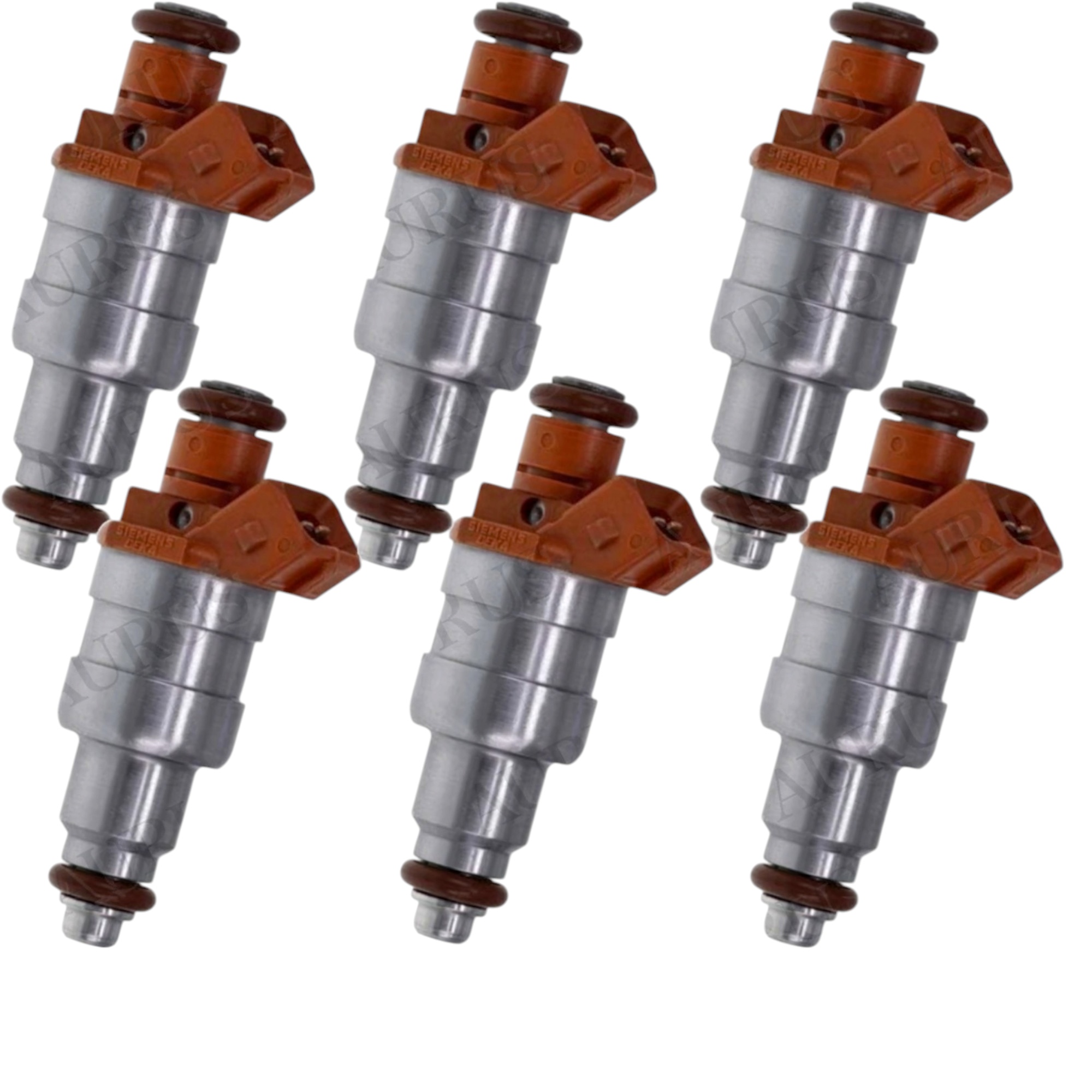 Siemens OEM Set of 6 Fuel Injectors For 1991-1993 Jeep Cherokee Wrangler Comanche 4.0L I6 33007127