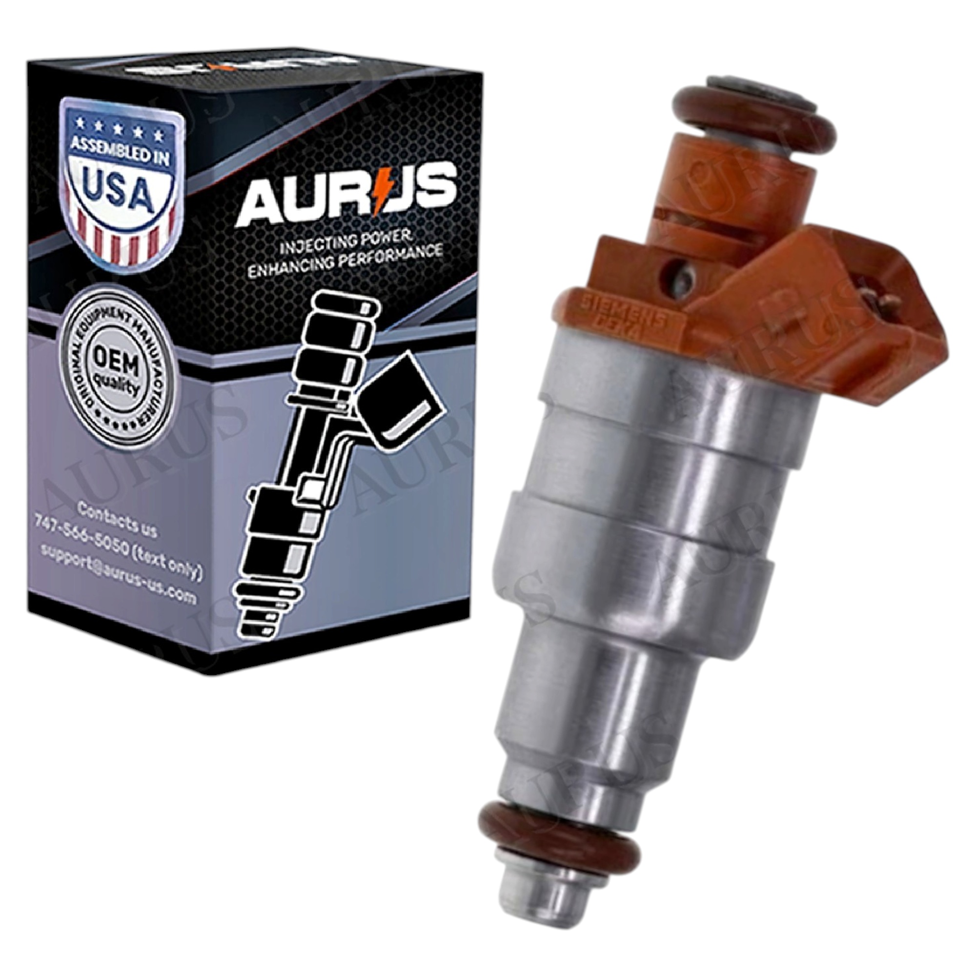 Aurus OEM Fuel Injector For 1991-1993 Jeep Cherokee Wrangler Comanche 4.0L I6 33007127