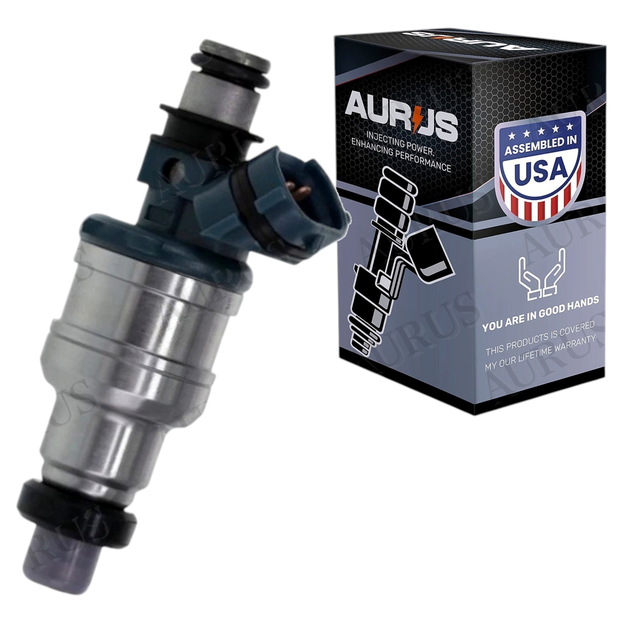 AURUS 23250-74060 Fuel Injector w/ Flow Test Certificate – Made in USA — view 1