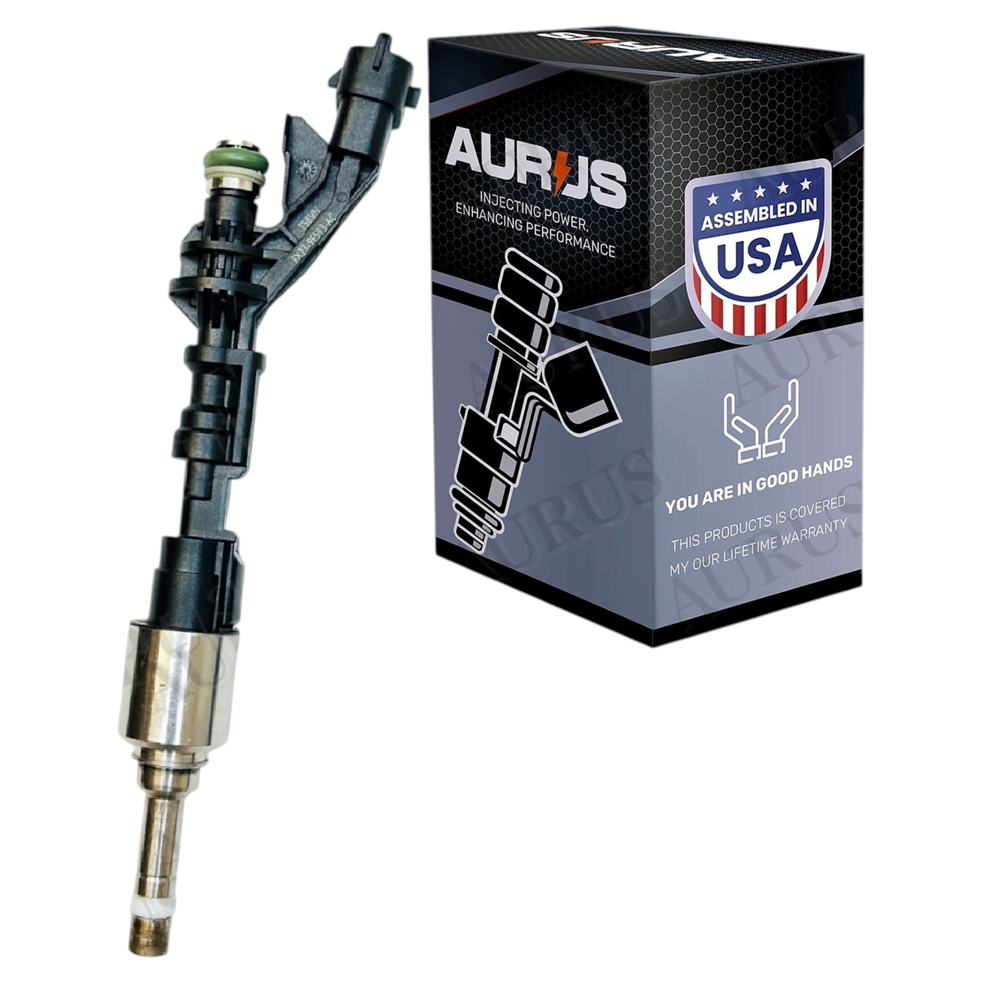 Aurus OEM Fuel Injector for 2014-2020 Land Rover Range Sport LR4 3.0L V6 FX23-9F593-AC