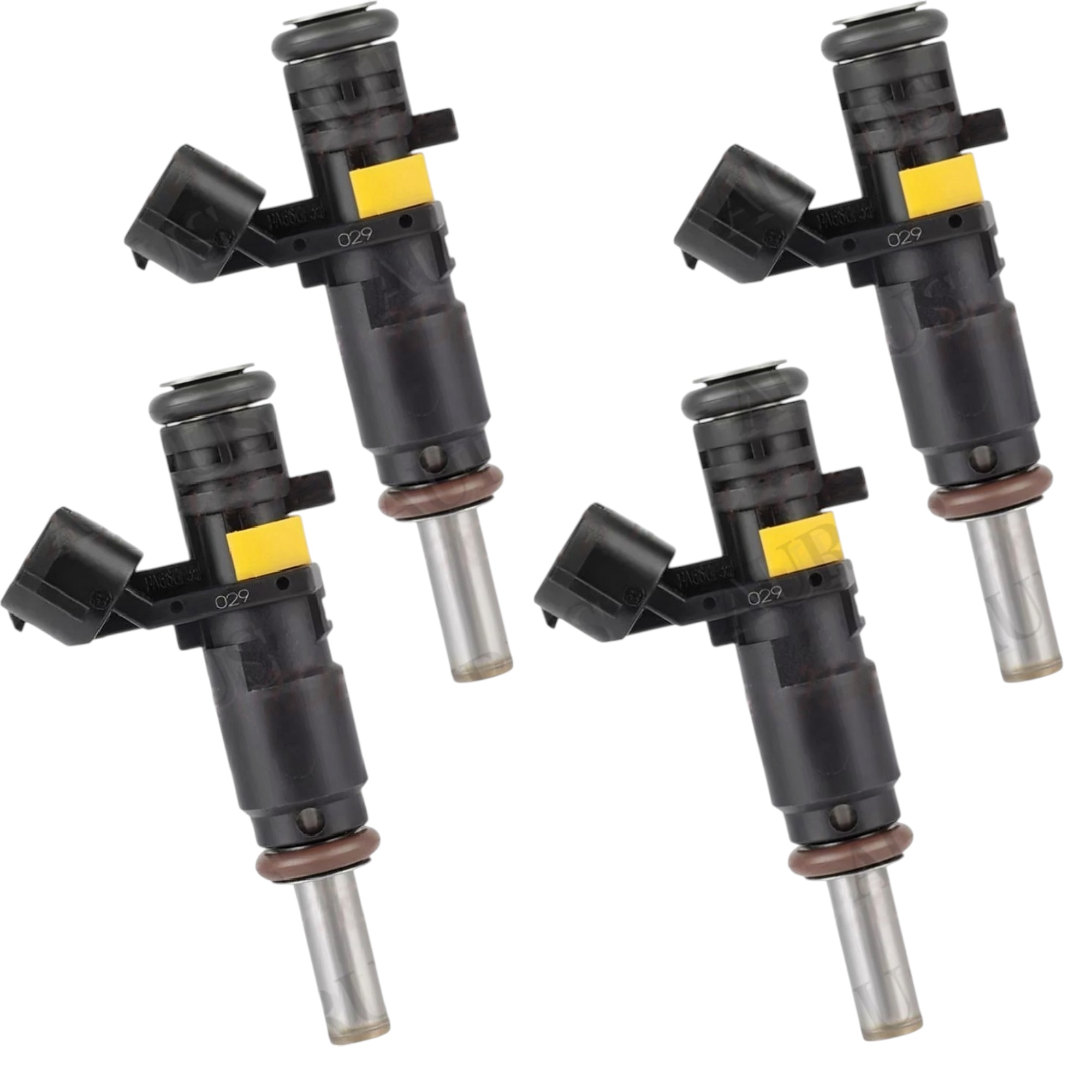 Deka OEM Set of 4 Fuel Injectors for 2011-2016 Mini Cooper Countryman 1.6L I4 7528176