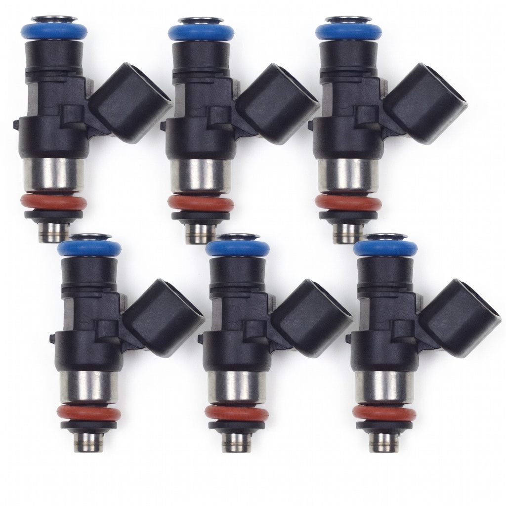 Aurus OEM Set of 6 Fuel Injectors for 2013 2014 2015 16 2017 Ford Flex 3.5L BR3EF5A 0280158191 — view 1